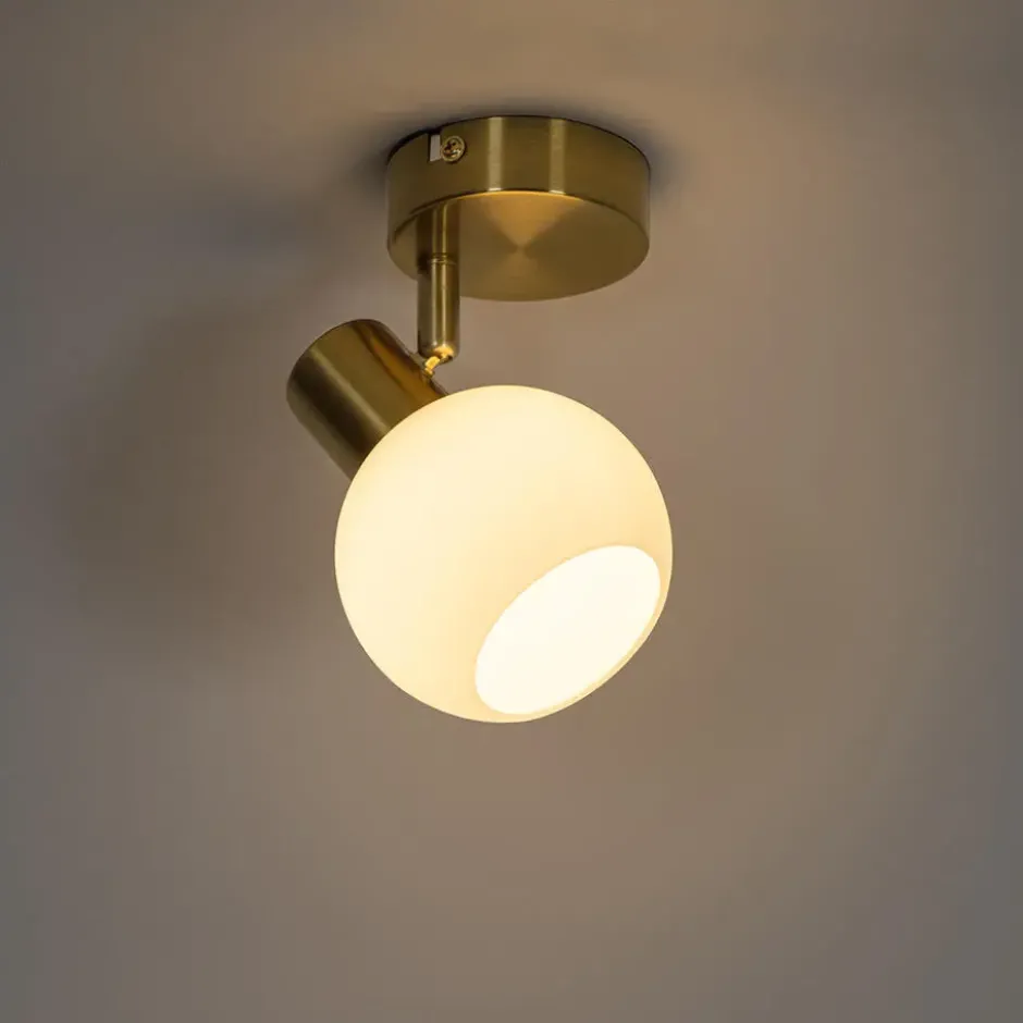 Qazqa spot anouk goudkleurig e14