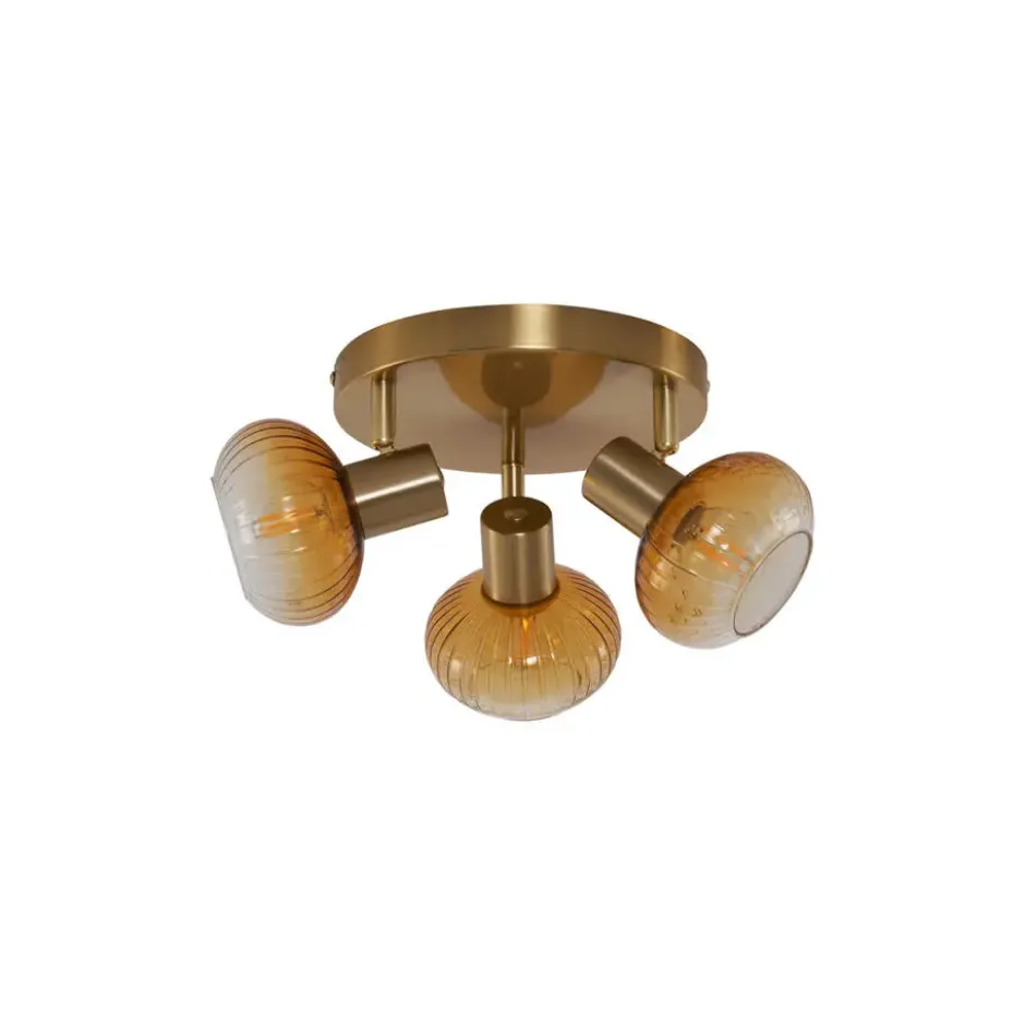 Qazqa spot teddy goudkleurig e14