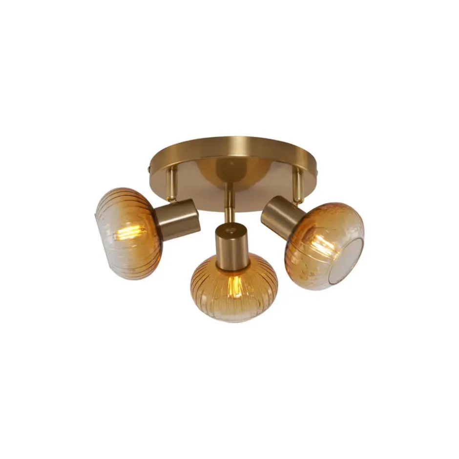 Qazqa spot teddy goudkleurig e14