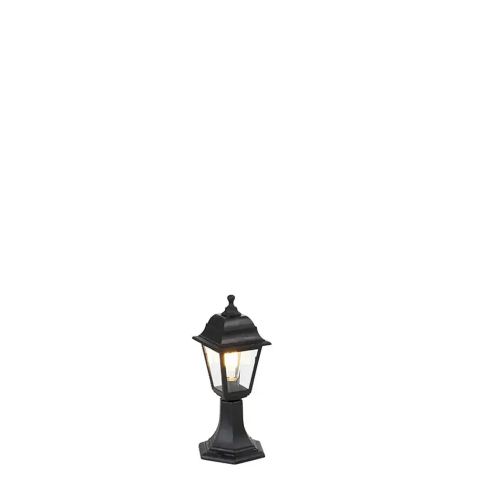 Qazqa staande buitenlamp capital zwart e27