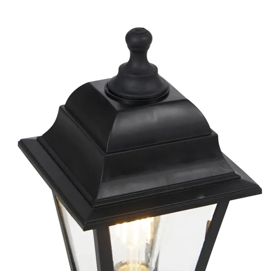Qazqa staande buitenlamp capital zwart e27