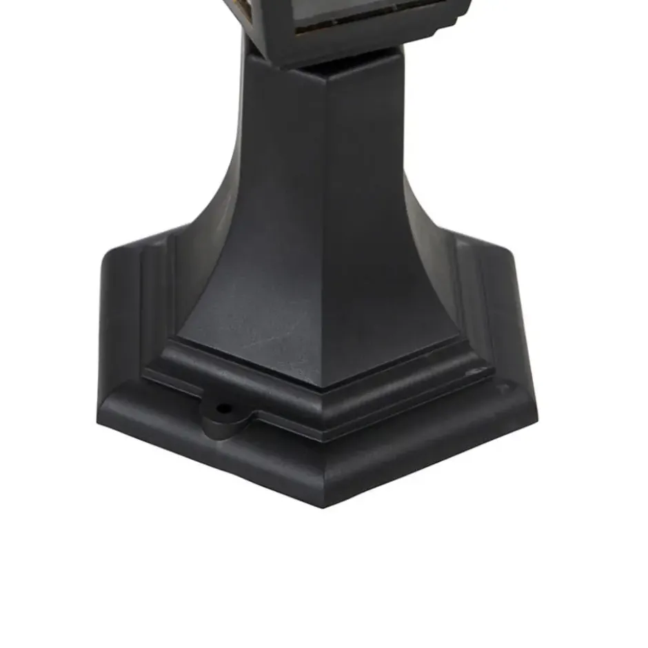 Qazqa staande buitenlamp capital zwart e27