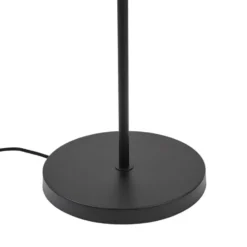 Qazqa staande lamp met kap bida zwart e27