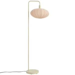 Qazqa staande lamp met kap bida beige e27