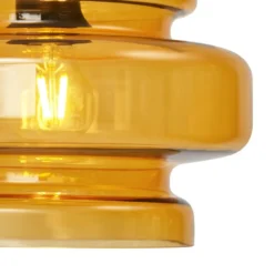 Qazqa staande lamp met kap denise oranje e27