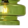 Qazqa staande lamp met kap denise groen e27