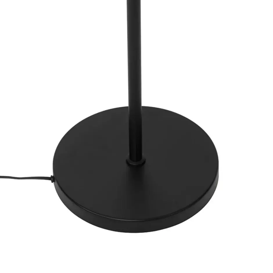 Qazqa staande lamp met kap kata beige e27