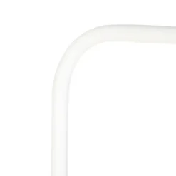 Qazqa staande lamp met kap lofty wit e27