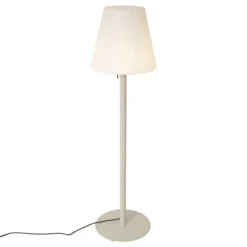 Qazqa staande lamp met kap virginia beige e27