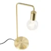 Qazqa tafellamp facil goudkleurig e27