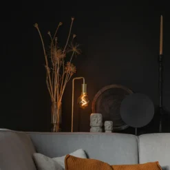 Qazqa tafellamp facil goudkleurig e27