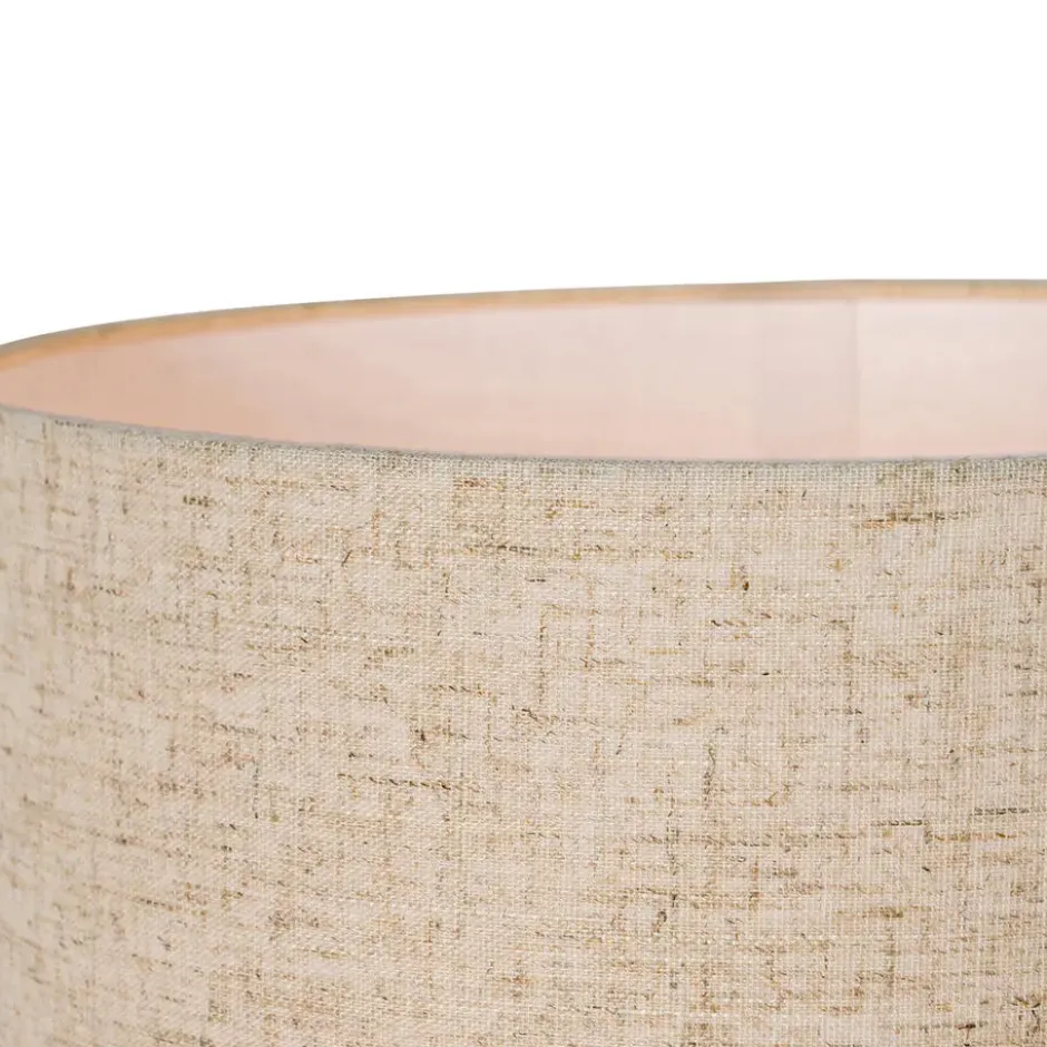 Qazqa tafellamp lotti beige e27