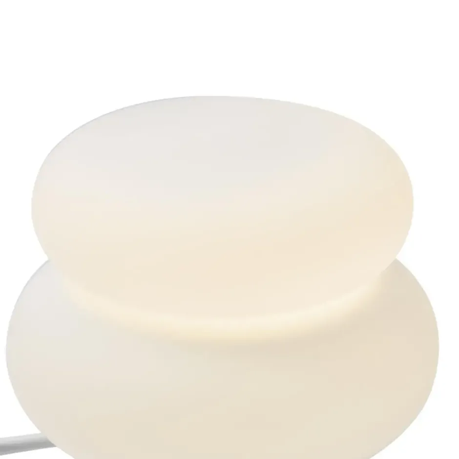 Qazqa tafellamp met glas kumo beige g9