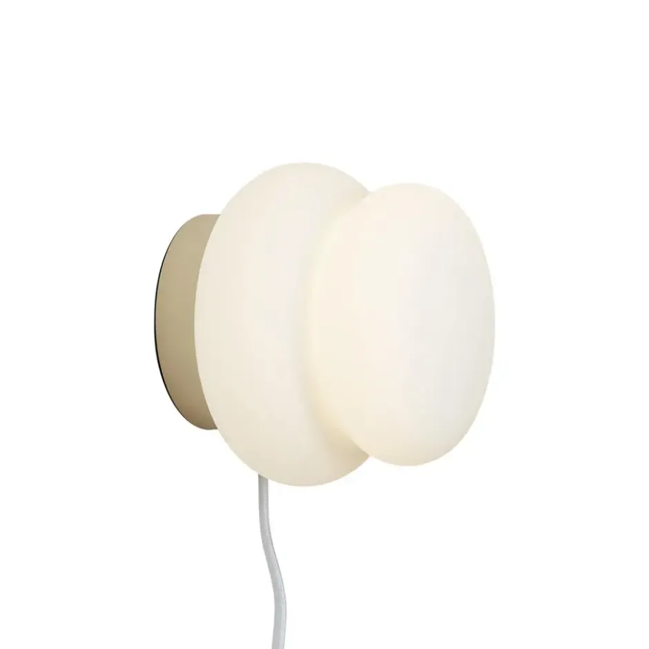Qazqa tafellamp met glas kumo beige g9