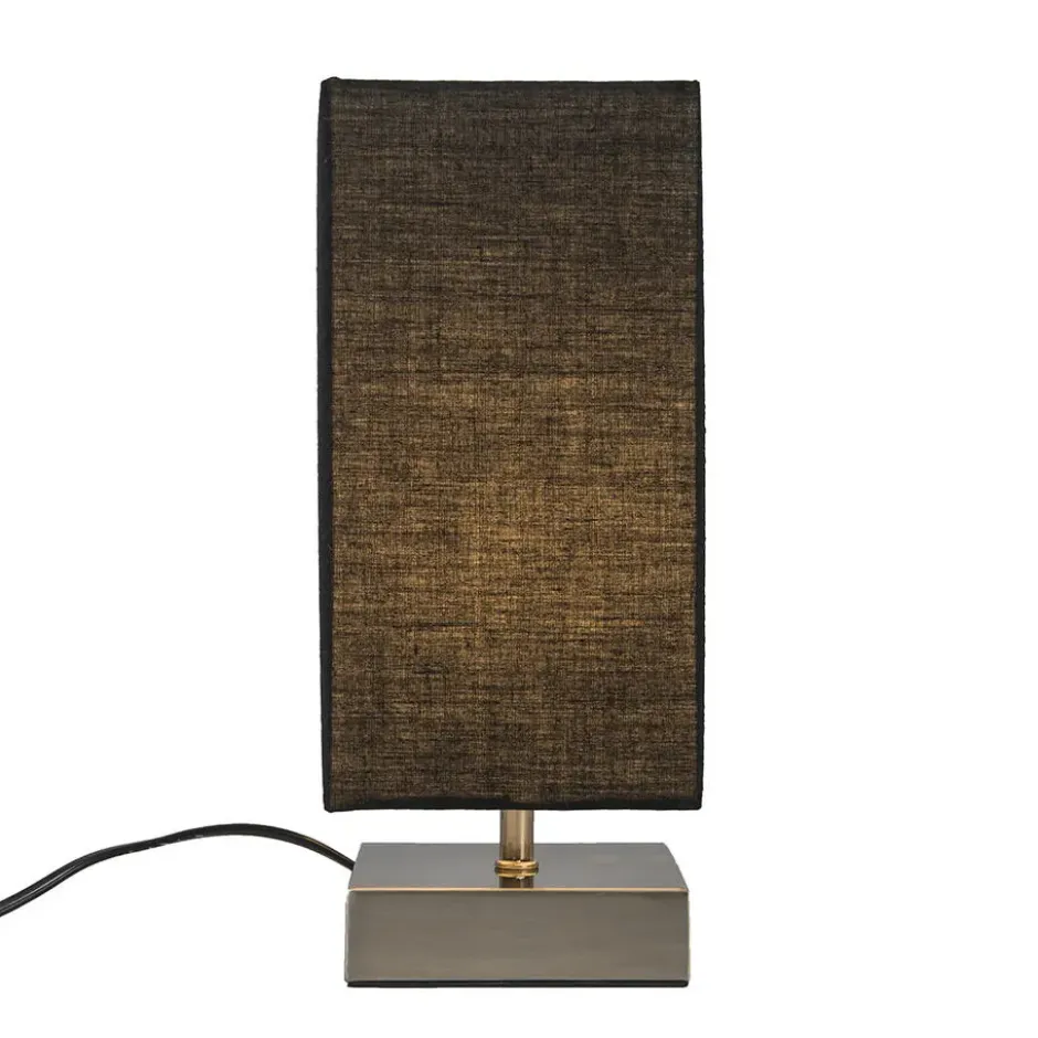 Qazqa tafellamp milo tl zwart e14
