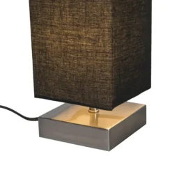 Qazqa tafellamp milo tl zwart e14
