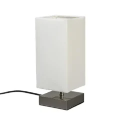 Qazqa tafellamp milo wit e14