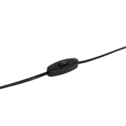 Qazqa tafellamp vt zwart e27