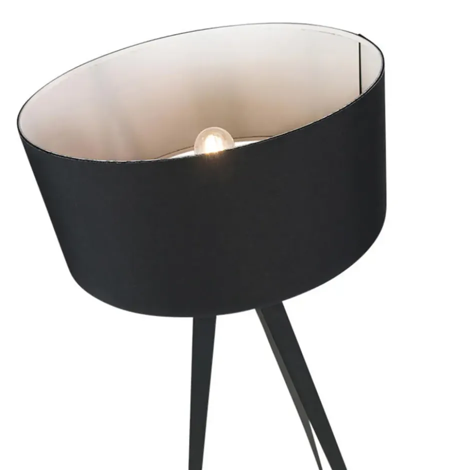 Qazqa tripod lamp ilse zwart e27