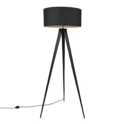 Qazqa tripod lamp ilse zwart e27