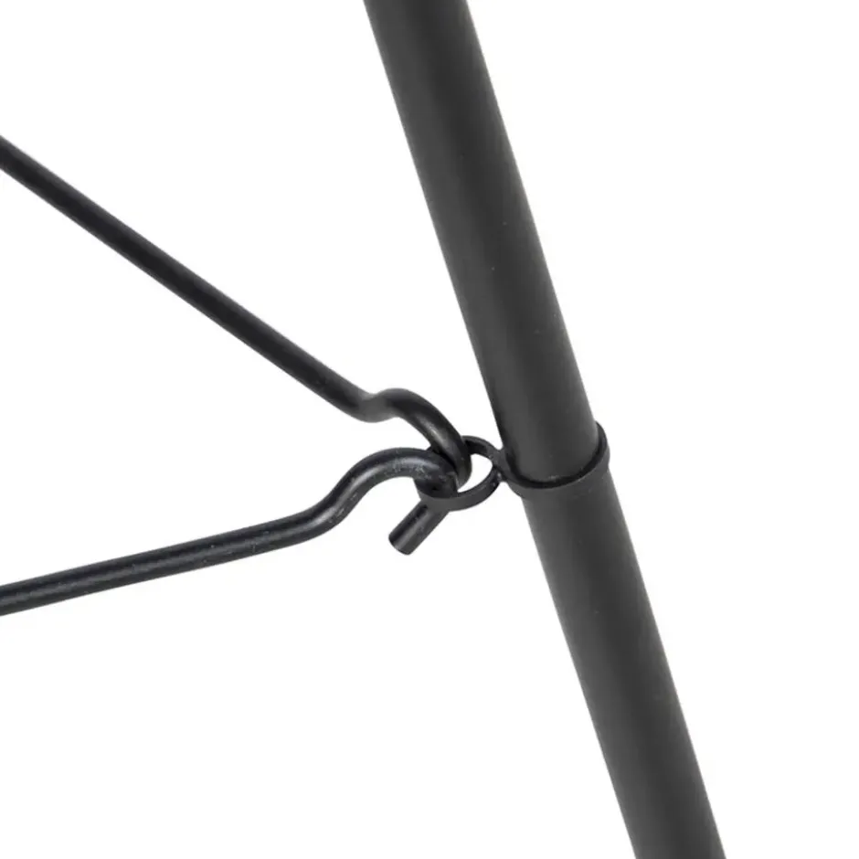 Qazqa tripod lamp manila beige e27