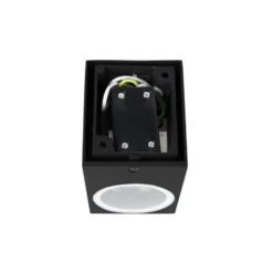 Qazqa up‑ en downlight lamp baleno zwart gu10