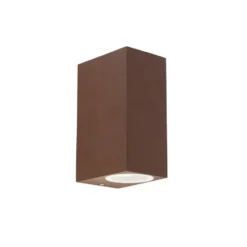 Qazqa up‑ en downlight lamp baleno bruin gu10