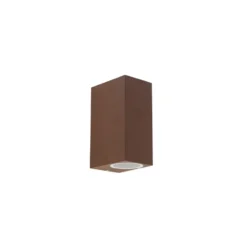 Qazqa up‑ en downlight lamp baleno bruin gu10