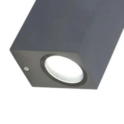 Qazqa up‑ en downlight lamp baleno grijs gu10
