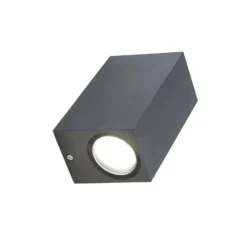 Qazqa up‑ en downlight lamp baleno grijs gu10