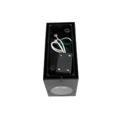 Qazqa up‑ en downlight lamp baleno zwart