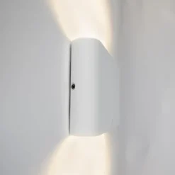Qazqa up‑ en downlight lamp batt wit geïntegreerde led