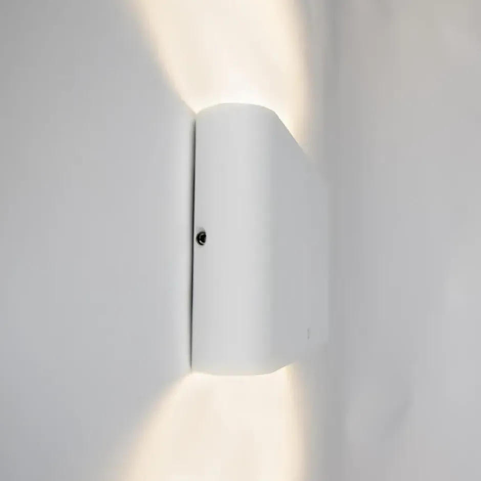 Qazqa up‑ en downlight lamp batt wit geïntegreerde led