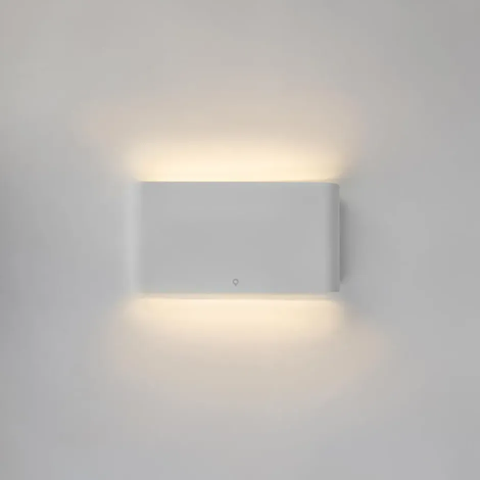 Qazqa up‑ en downlight lamp batt wit geïntegreerde led