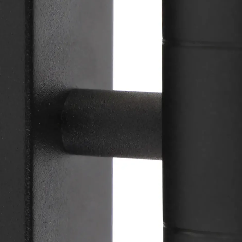 Qazqa up‑ en downlight lamp duo zwart gu10