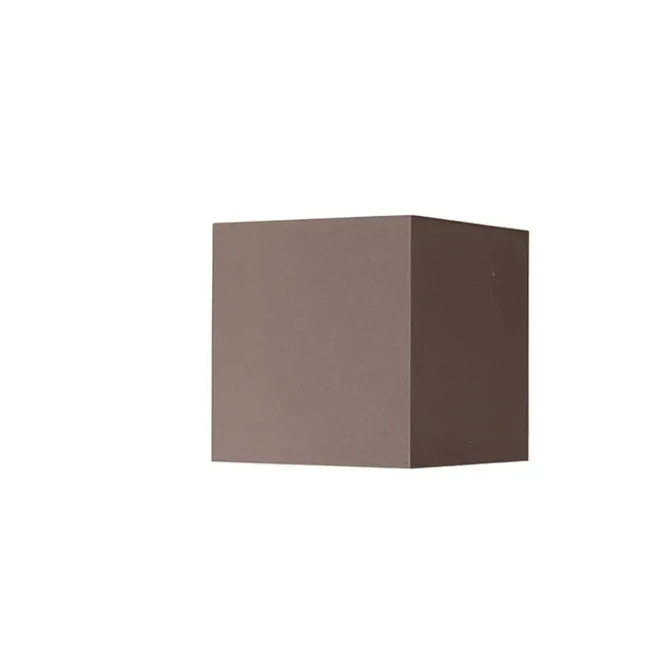 Qazqa up‑ en downlight lamp edwin bruin geïntegreerde led