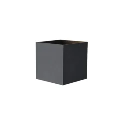Qazqa up‑ en downlight lamp edwin zwart geïntegreerde led