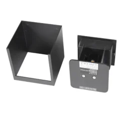 Qazqa up‑ en downlight lamp edwin zwart geïntegreerde led