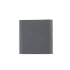 Qazqa up‑ en downlight lamp evi grijs geïntegreerde led