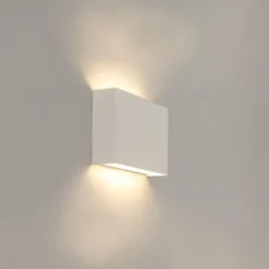 Qazqa up‑ en downlight lamp otan wit
