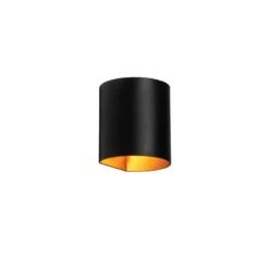 Qazqa up‑ en downlight lamp sabbio goudkleurig g9