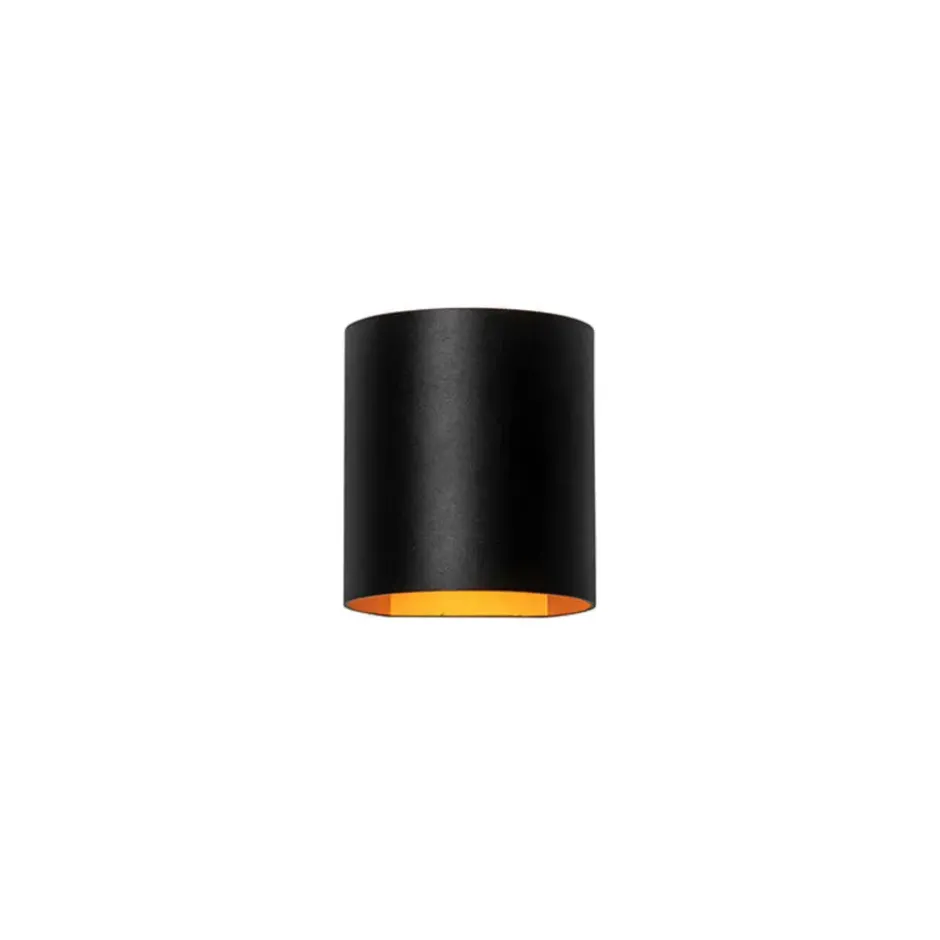 Qazqa up‑ en downlight lamp sabbio goudkleurig g9