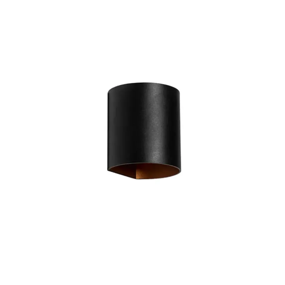 Qazqa up‑ en downlight lamp sabbio goudkleurig g9