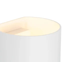 Qazqa up‑ en downlight lamp sabbio wit g9