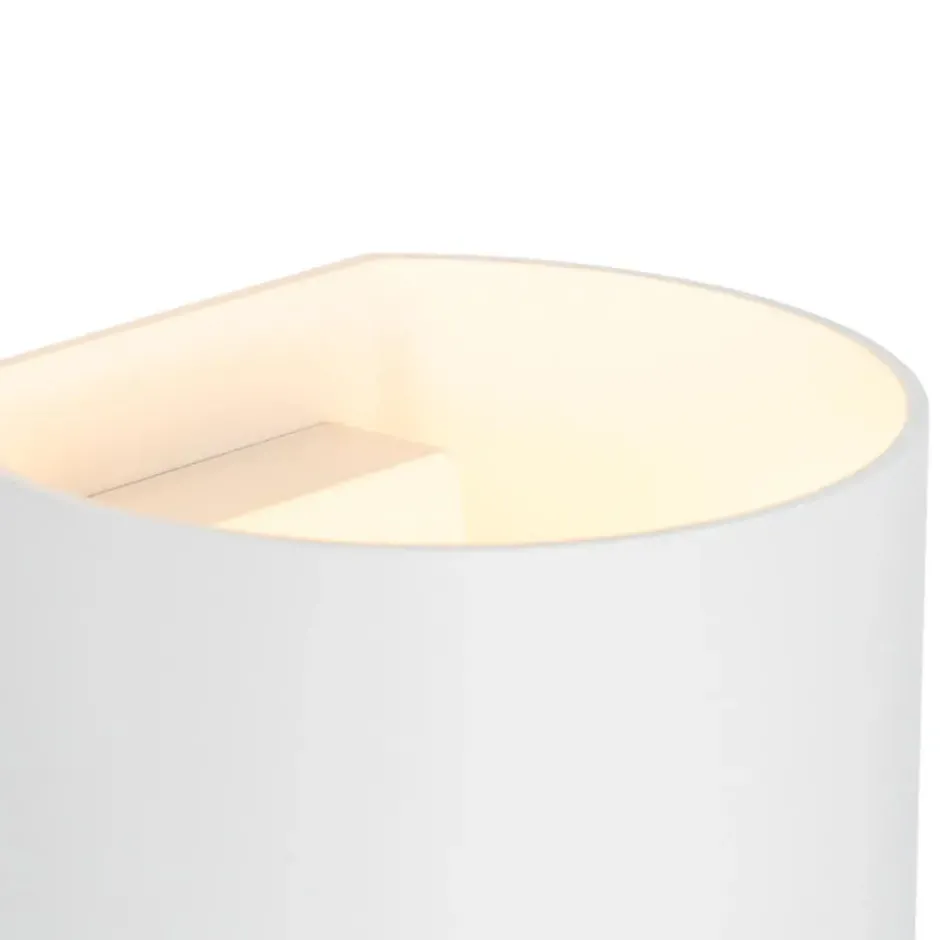Qazqa up‑ en downlight lamp sabbio wit g9
