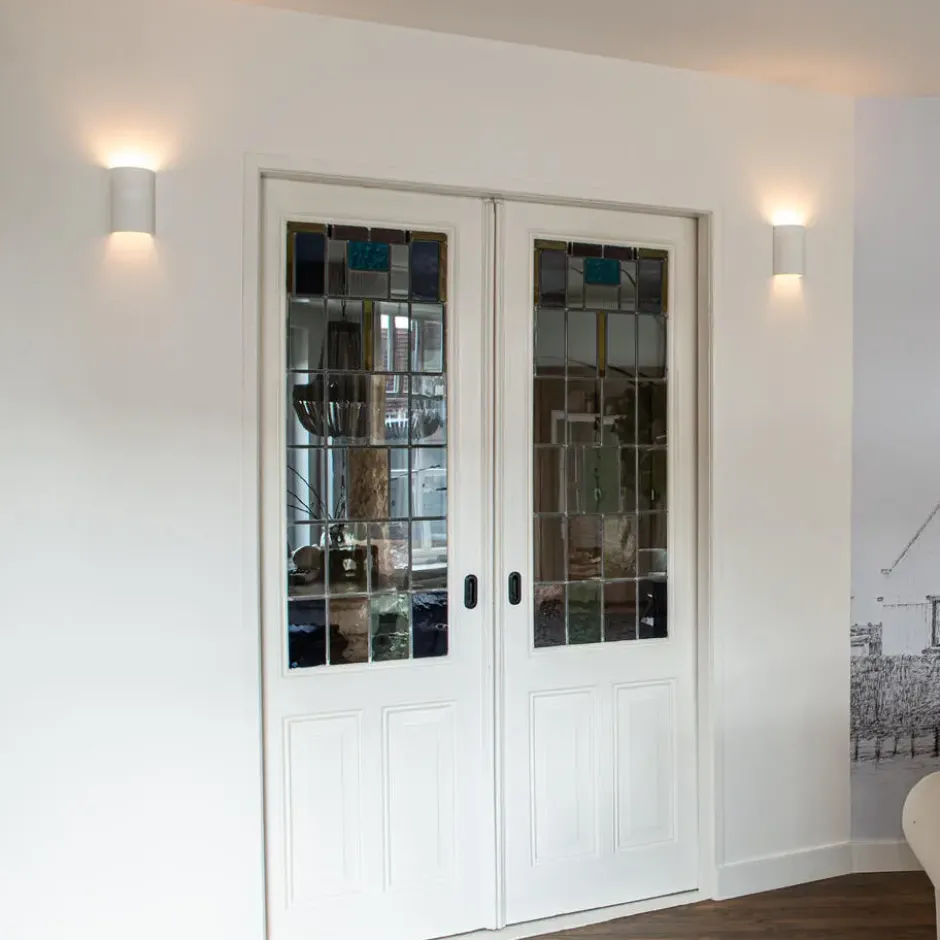 Qazqa up‑ en downlight lamp sabbio wit g9