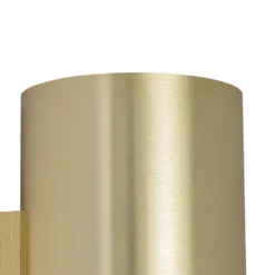 Qazqa up‑ en downlight lamp sab goudkleurig gu10