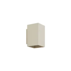 Qazqa up‑ en downlight lamp sandy beige gu10