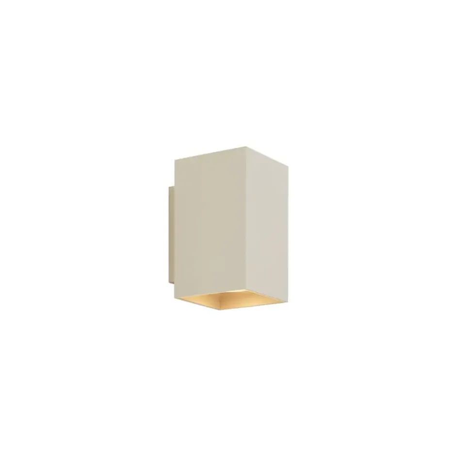 Qazqa up‑ en downlight lamp sandy beige gu10