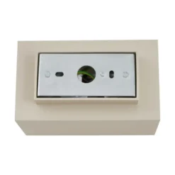 Qazqa up‑ en downlight lamp sandy beige gu10